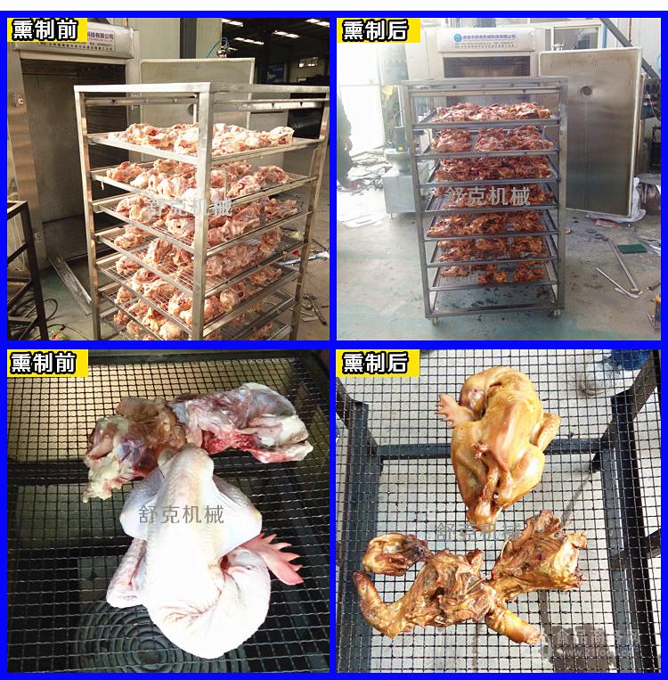 熟食糖熏爐諸城廠家 燃?xì)庑蜔u糖熏爐